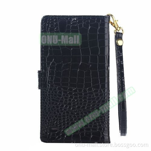 Alibaba Trade Assurance Wallet Style Leather for Sony Xperia C4 Wallet Case with Lanyard